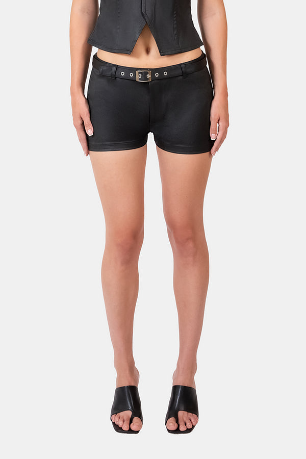 Iris Shorts - Wax Denim