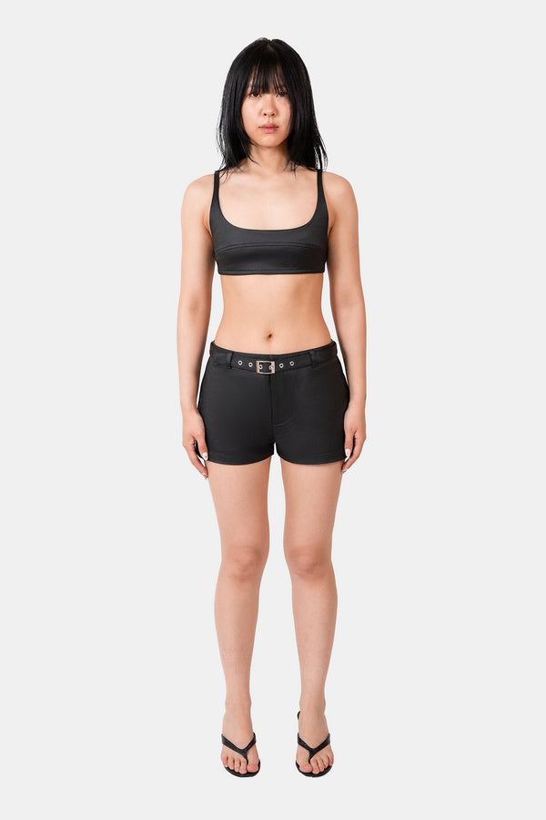 Elle Bralette - Wax Denim