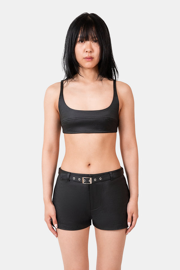 Elle Bralette - Wax Denim