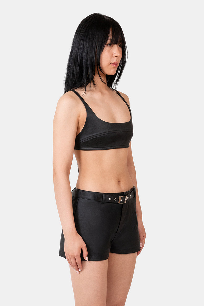 Elle Bralette - Wax Denim